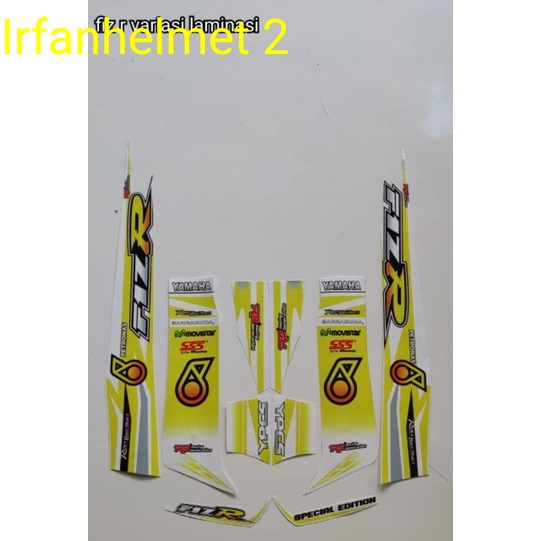 STRIPING VARIASI LAMINASI FIZ R KUNING