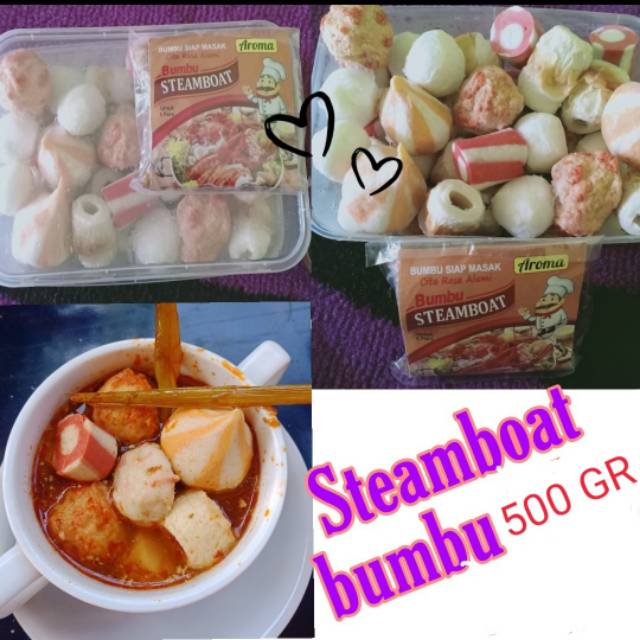 

STEAMBOAT 500 GR + BUMBU AROMA