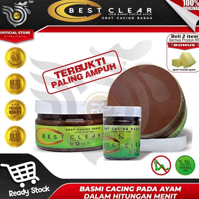 OBAT CACING AYAM BEST CLEAR PALING AMPUH