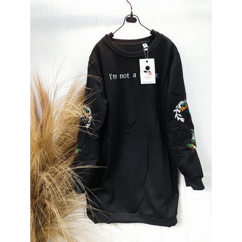 Tunik kaos Import Babyterry Bordir