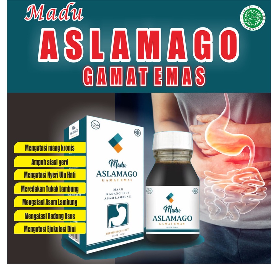

RK60 Madu Aslamago Gamat Emas Radang Usus Asam Lambung