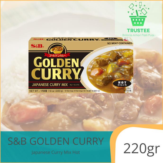 

S&B Golden Curry Sauce 220gr / Japanese Curry Sauce / Saus Kari Jepang