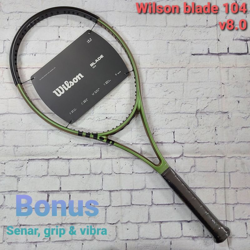 RAKET TENIS WILSON BLADE 104 V8.0 ORIGINAL