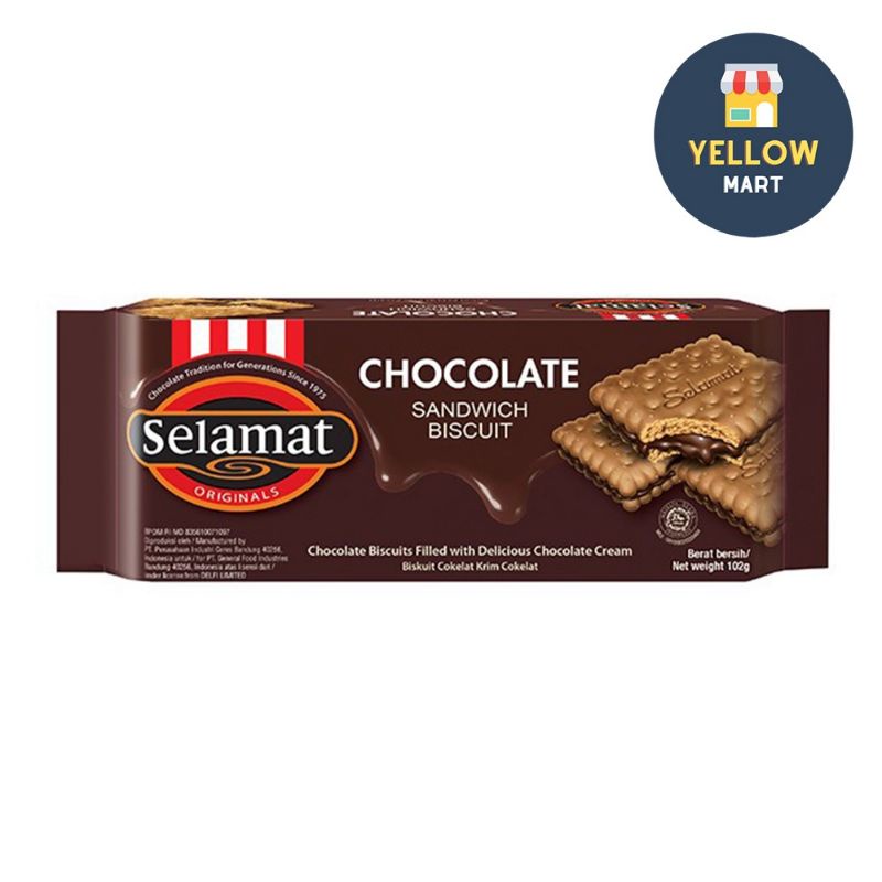 

SELAMAT BISCUIT CHOCOLATE 102 GR AYES TOSERBA