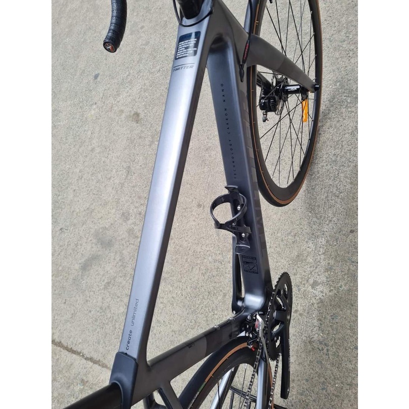 Sepeda Roadbike TWITTER STEALTH PRO CARBON DISC BRAKE SHIMANO 105 22SP