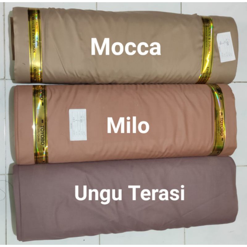 Kain Katun Toyobo Premium / Kain Toyobo Polos /Toyobo fondu/Toyobo Fodu/Toyobo Premium