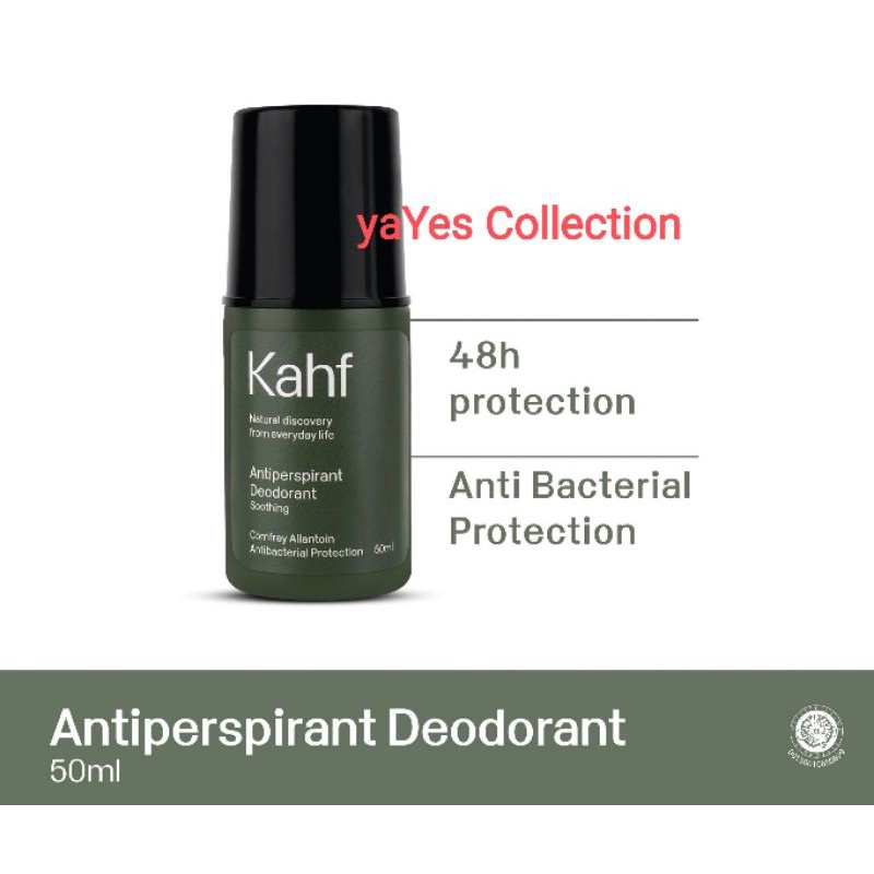 Deodorant Cowok 50 ml Kahf Soothing Antiperspirant Kaf Deo Deodoran Men Antibakteri Perawatan Tubuh Wangi Parfum Pria Laki Man