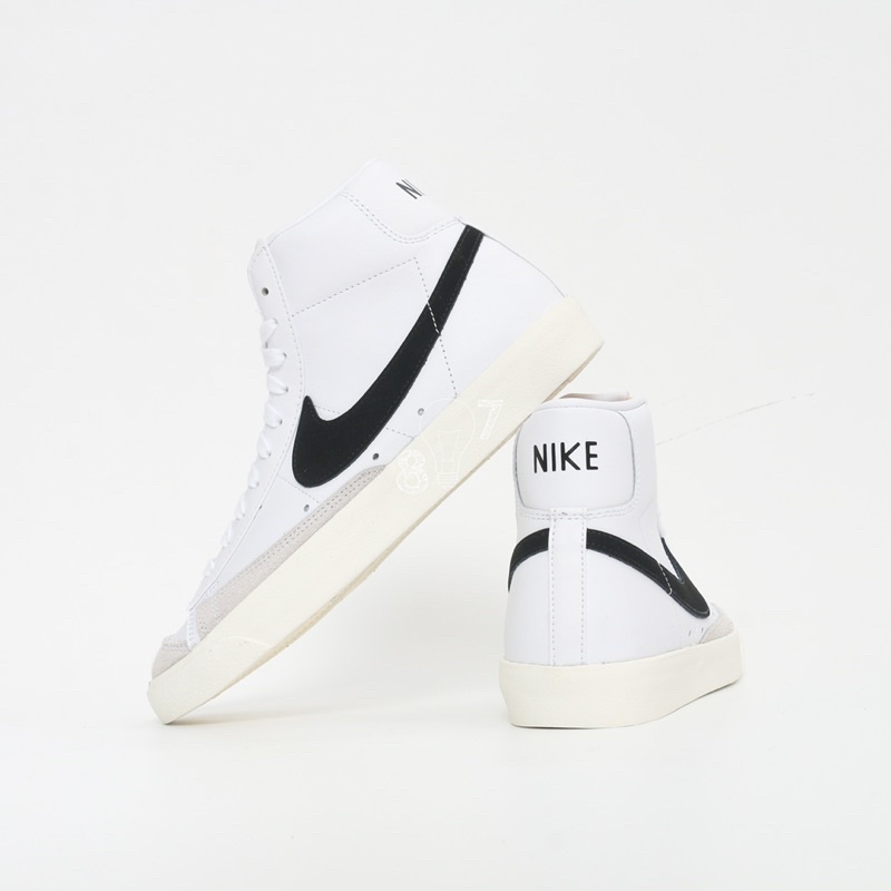 Blazer Mid 77 Vintage White/Black 100% Authentic