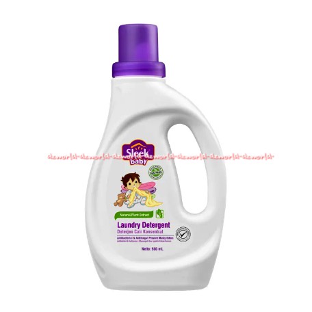 Sleek Baby 500ml Laundry Detergent Deterjen Sleeks Laundri Detergen Yang Aman Buat Baju Bayi Anak Kemasan Botol Sleekbaby