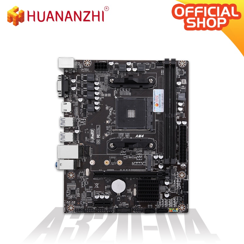 PREORDER HUANANZHI A320 D4 M-ATX Motherboard Support AM4 1331  DDR4 2133 2400 2666 2800 3000MHz NVME