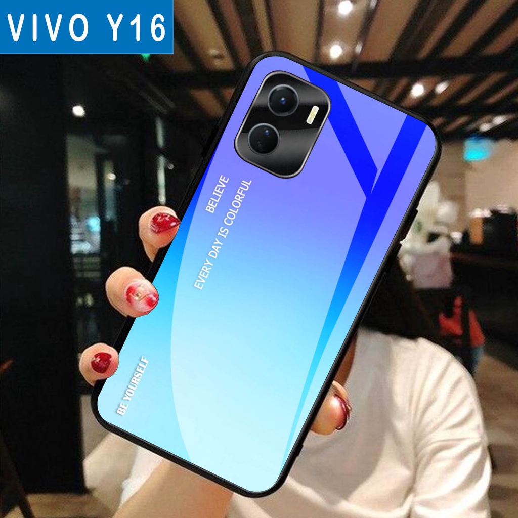 [A17] Softcase Kaca Kilau Vivo Y16 / Case Hp Vivo Y16 / Casing Handphone Vivo Y16 / Case Vivo Y16
