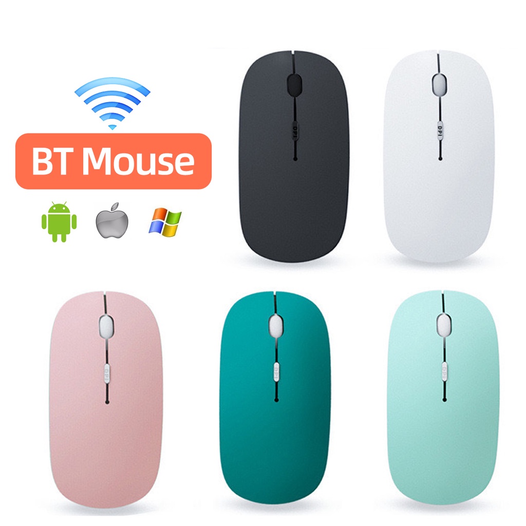 goojodoq Bluetooth Mouse For iPad Samsung Huawei Lenovo Android Windows Tablet Battery Wireless Mouse For Notebook Computer