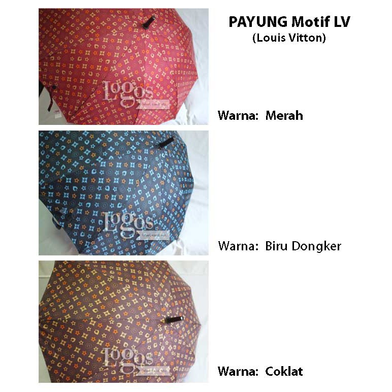 Dijual Payung Panjang LV Louis Vuitton Fashion. Umbrella . Kado Unik Murah