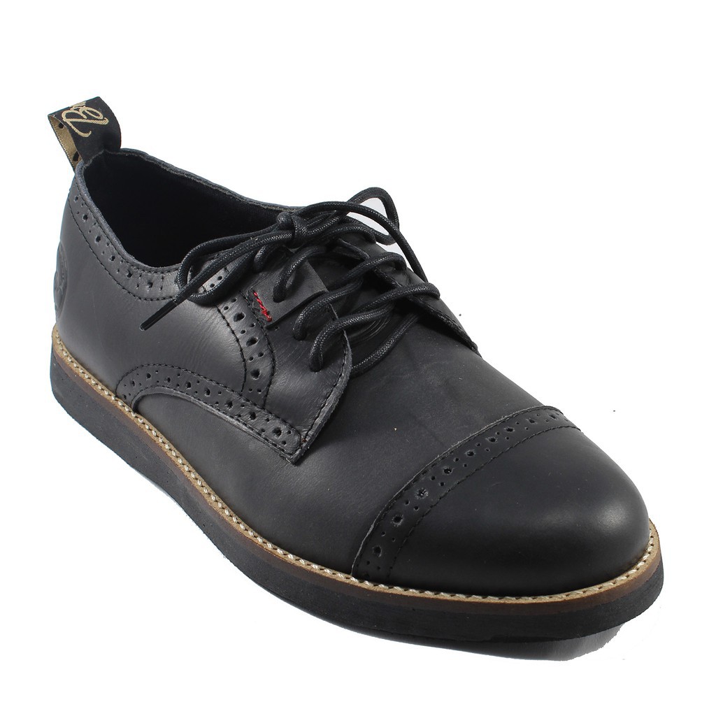 SEPATU PRIA BRADLEYS CASUAL BLACK KULIT ASLI ORIGINAL LEATHER