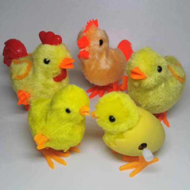 Mainan ayam petok chicken dance loncat nari lompat chick hen kunci