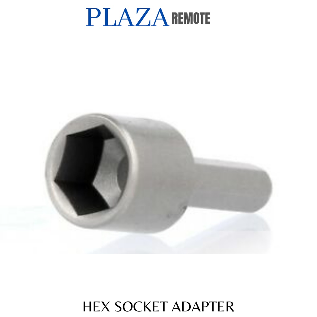 HEX SOCKET KONEKTOR SAMBUNGAN ADAPTER 1/4 (4CM)