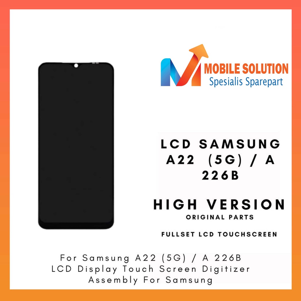 LCD SAMSUNG A22 5G / A226B ORIGINAL 100% FULLSET TOUCHSCREN GARANSI 1BULAN