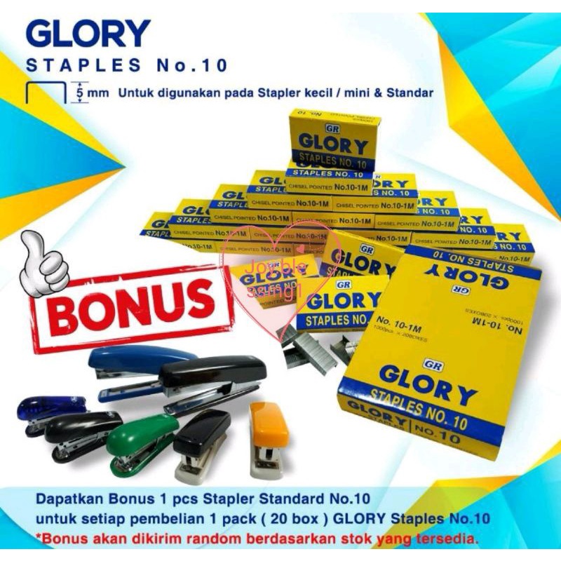

ISI REFILL STAPLES NO 10 GLORY