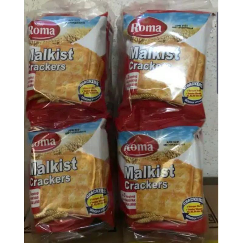 

Roma Malkist Crackers 1 renceng isi 10pcs x 27gr