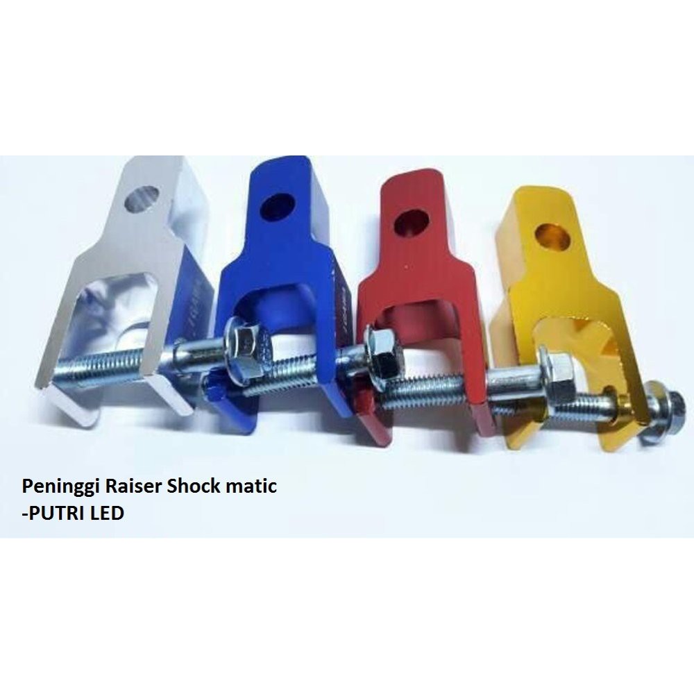 Peninggi Shock Motor Matic Y Bisa Stell Bahan Full Cnc Universal Semua Matic Bisa Pakai