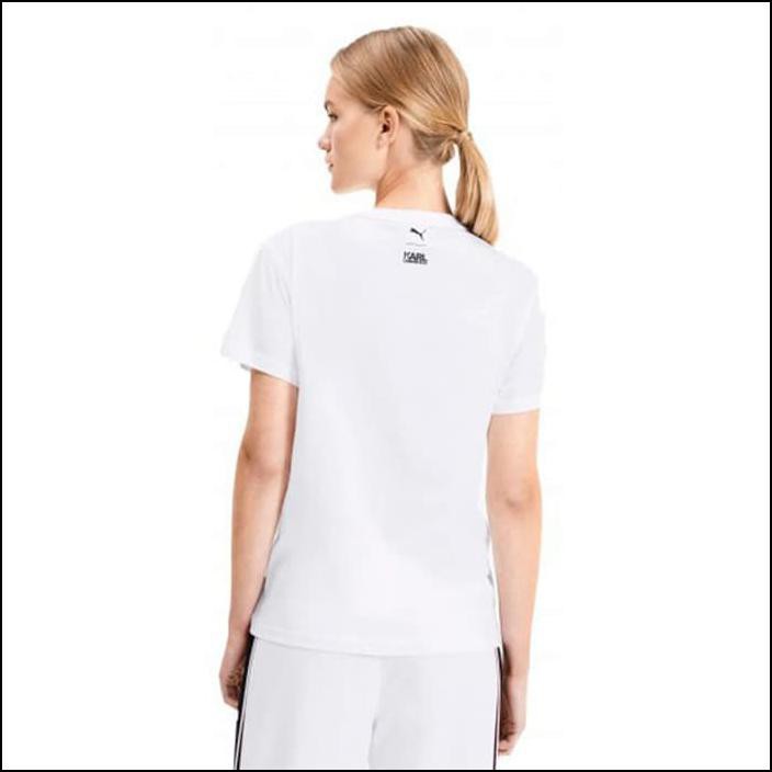 KAOS WANITA PUMA X KARL LAGERFELD WOMEN'S TEE (595565-02)