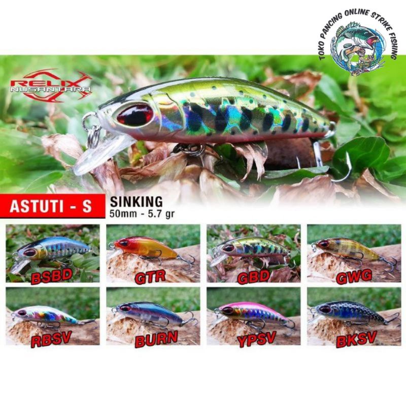 Umpan Minnow Relix Astuti 5cm 5,7gr