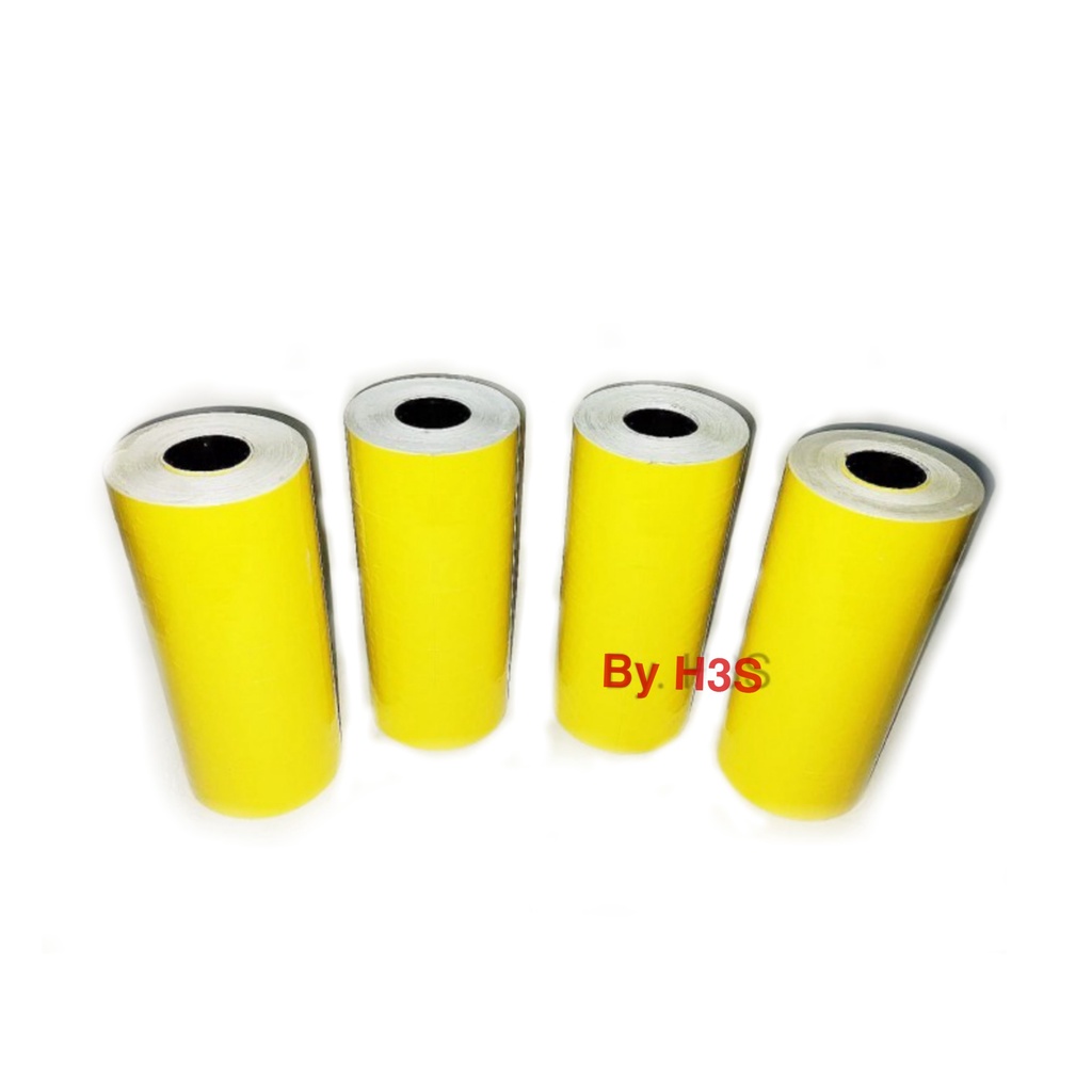 

Label Harga/Price Label Warna Kuning u/Joyko,Motex,Hongseng 2 Baris 10 slop / 100 Roll Kecil