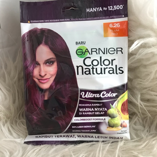 Garnier sachet colour natural / cat rambut garnier / pewarna rambut garnier
