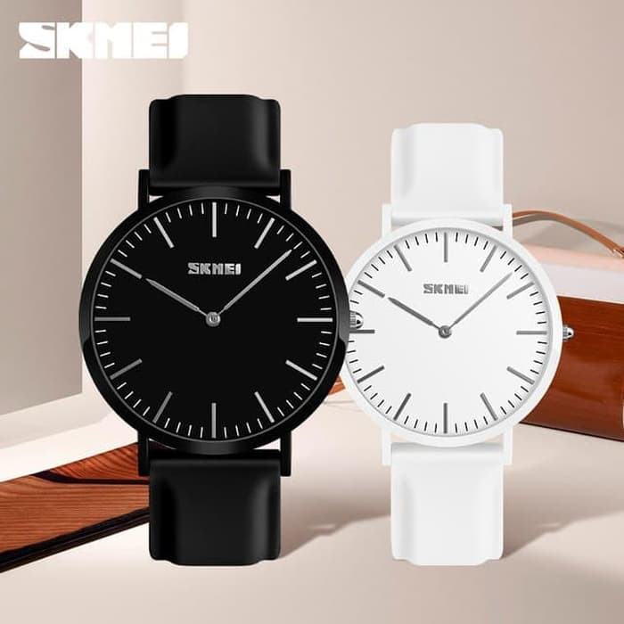 Jam Tangan Couple Original SKMEI 9179 Simple Anti Air [Satuan]