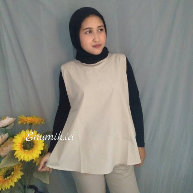 Inner Tanpa Lengan Sleeveless // Inner Katun Dalaman Blazer