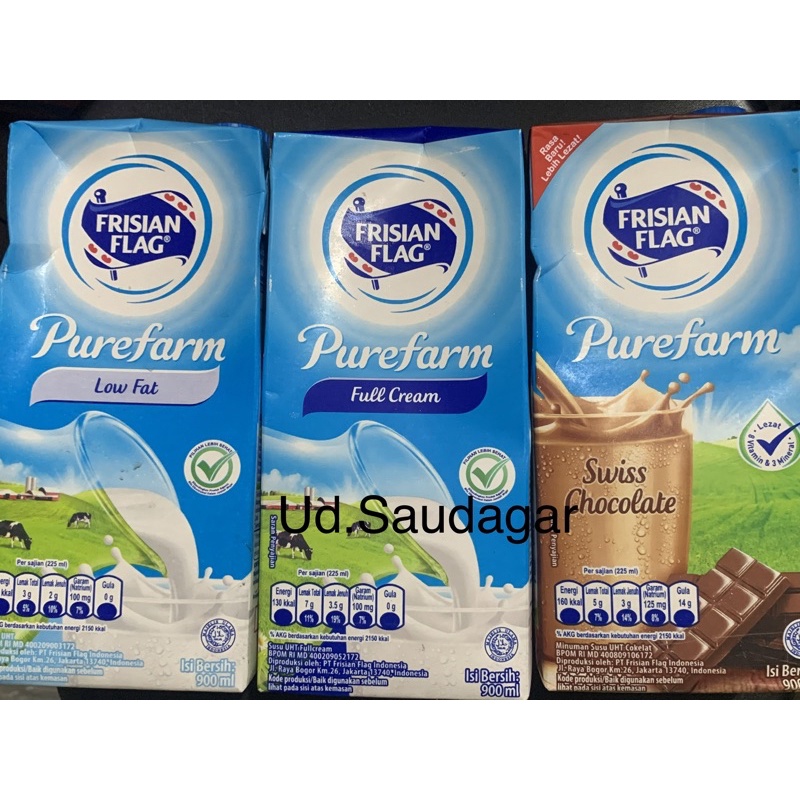 

Frisian Flag Susu UHT 900ml 900 ml Low Fat Full Cream Coklat