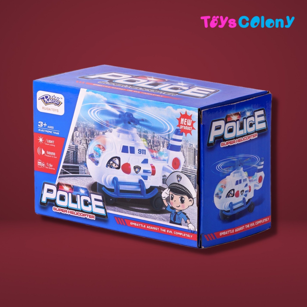 Mainan Anak/Helikopter Polisi/Helicopter/777-27