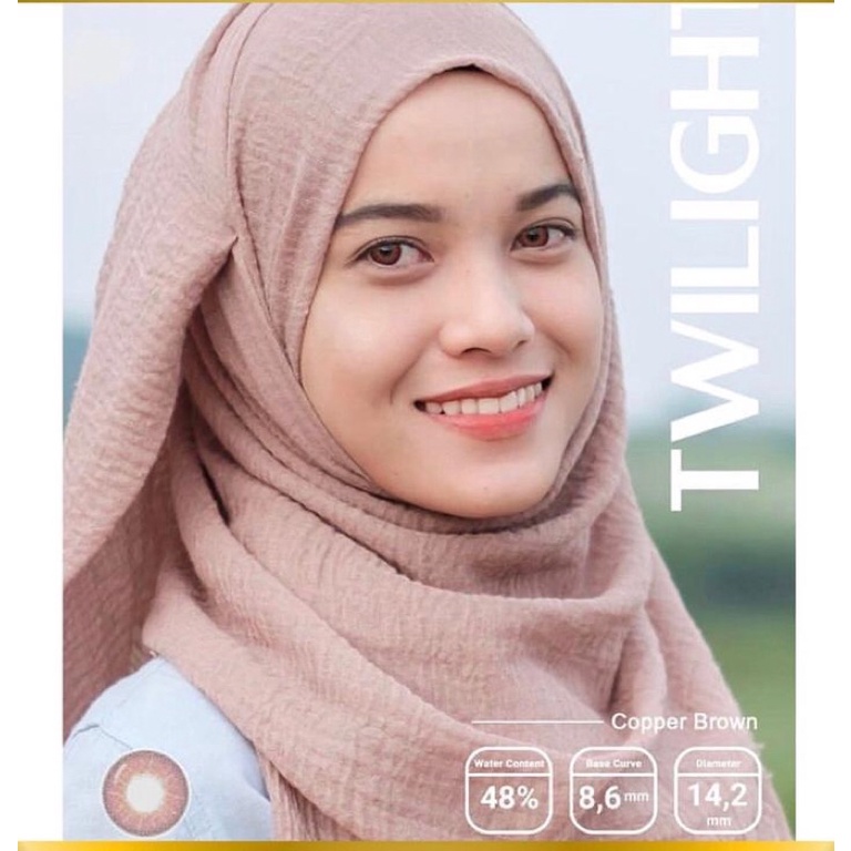 Softlens Twilight Copper Brown by Living Color IRISLAB MINUS dia 14,2