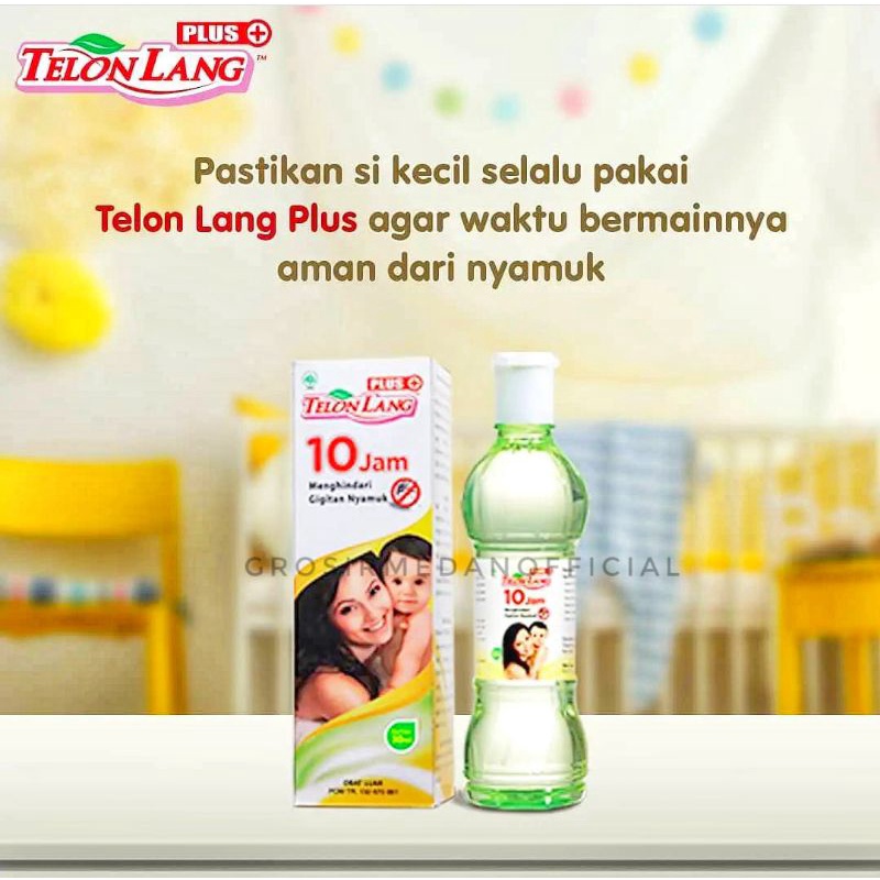 TELON LANG PLUS - MINYAK TELON CAP LANG PLUS TRIPLE ACTION - MENGHINDARI MASUK ANGIN DAN GIGITAN NYAMUK