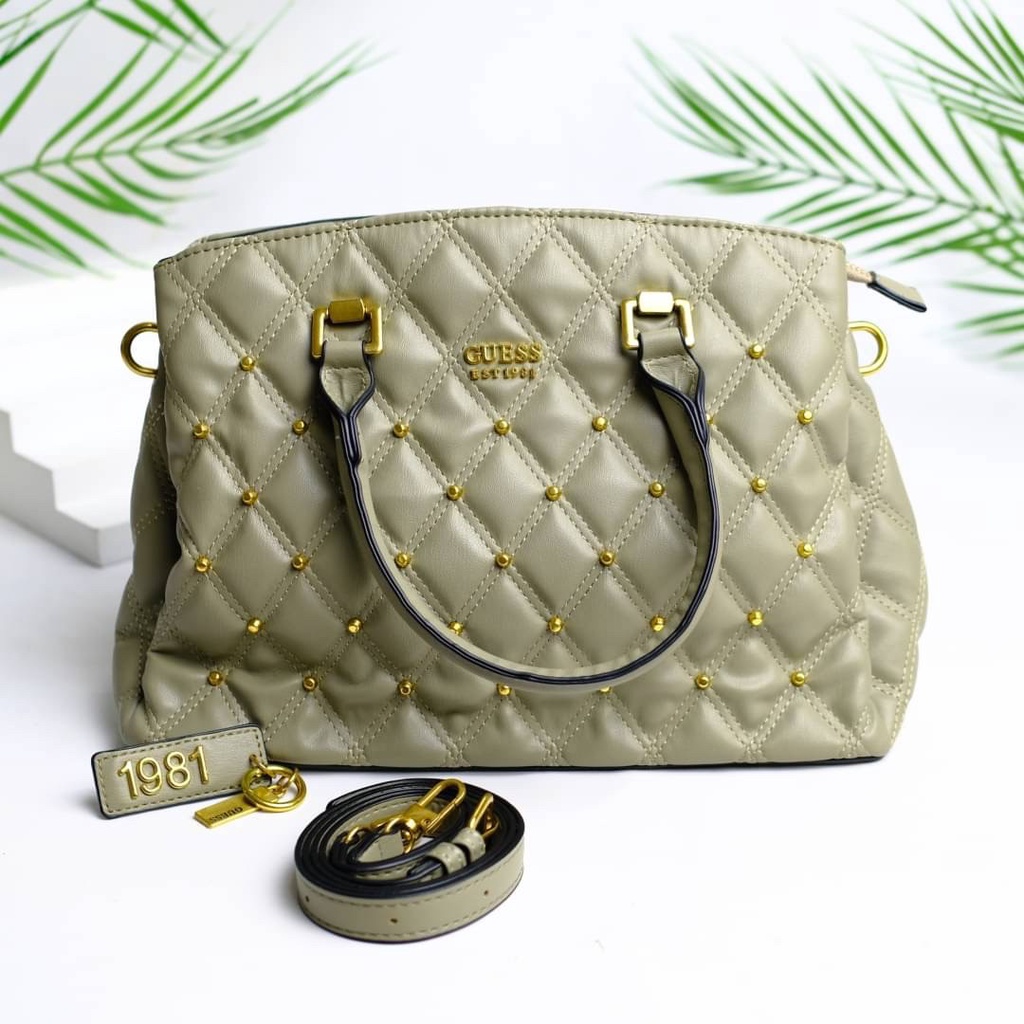 TAS WANITA GS QUILTED PEARL GS205 SLING BAG PREMIUM IMPORT