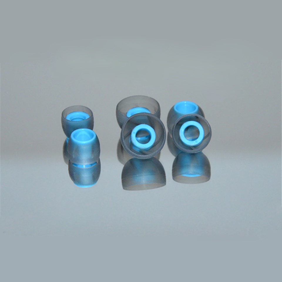 KZ Silicone Eartips Blue Wide Bore