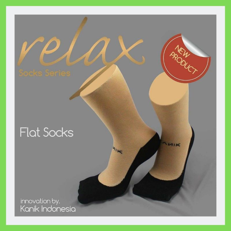 Kaos Kaki Kanik Flat Socks Relax Series