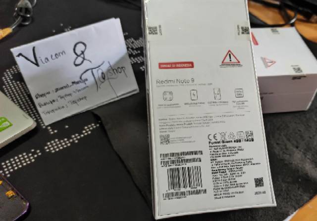 Redmi note 9 new Ram 4gb 64gb  warna gray dan green new original bukan repack-2
