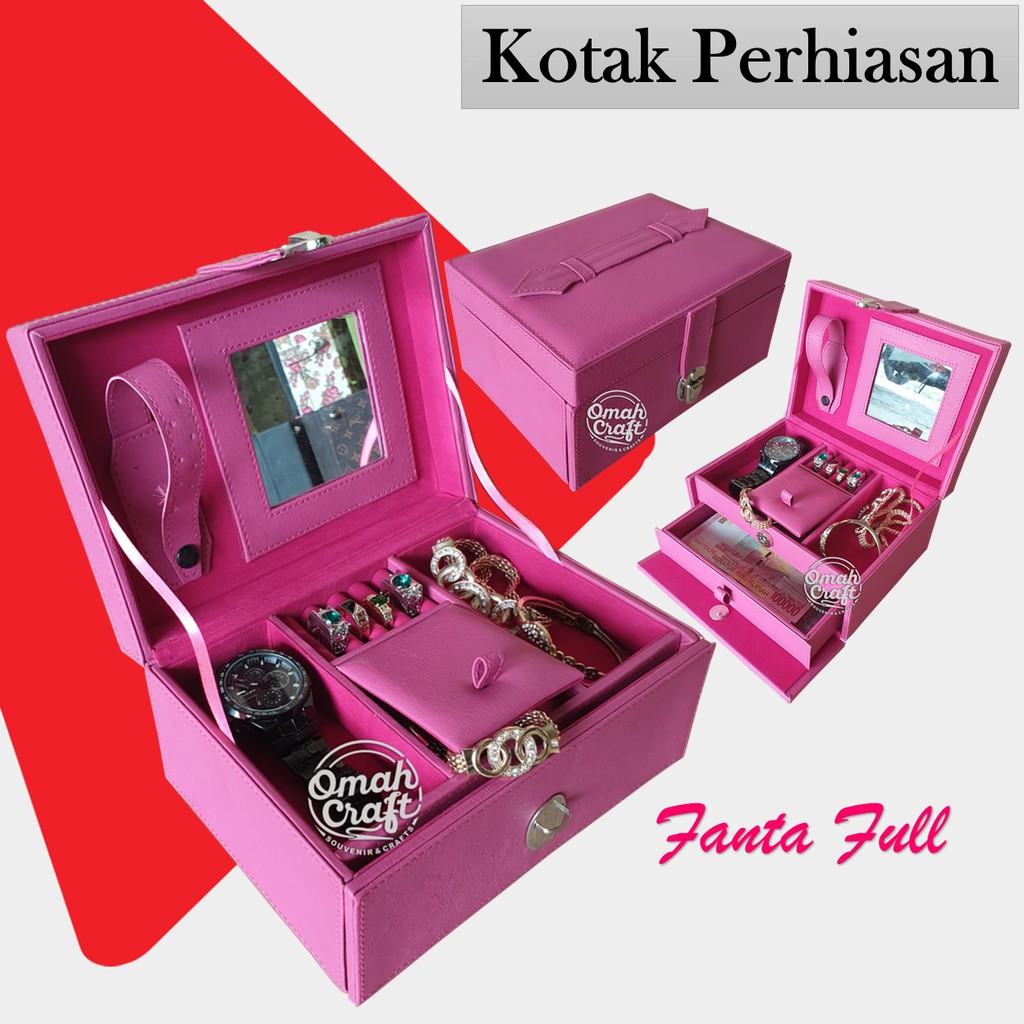 Jewelry Box and Accesories Tempat Perhiasan dan Aksesoris Warna FANTA FULL