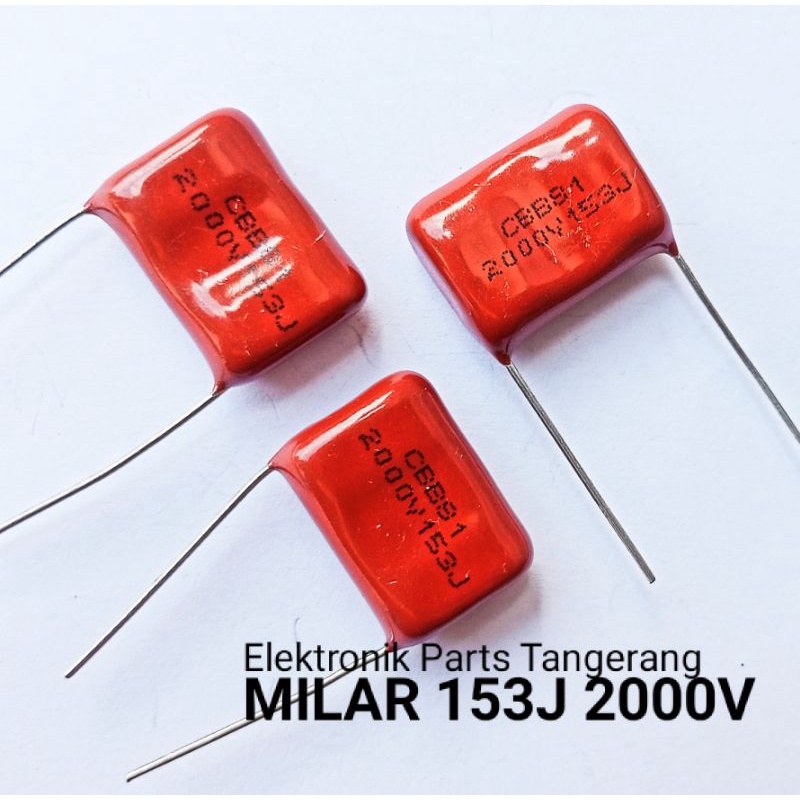 CAPACITOR MILAR 153J 2000V 153J 2000V CAPASITOR MYLAR CBB 153J 2000V KAPASITOR MILAR 153J 2000V KAPA