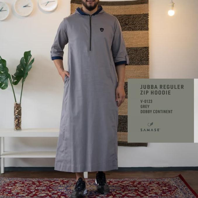 baju jubah hoodie V-012 SAMASE