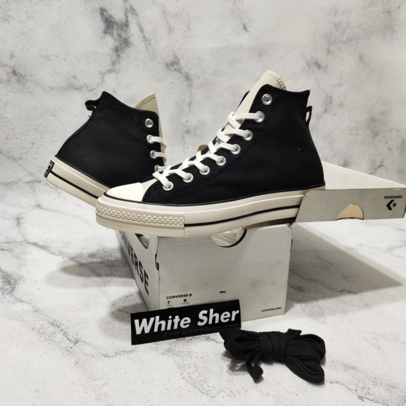 SALE CONVERSE x FOG ESSENTIALS CHUCK 70 HI BLACK PREMIUM QUALITY