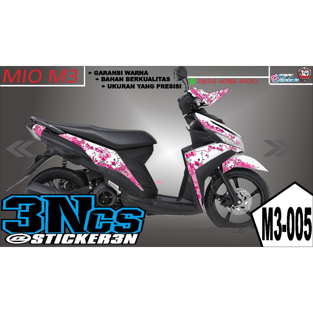 Decal Full Bodi Mio M3 Hello Kitty