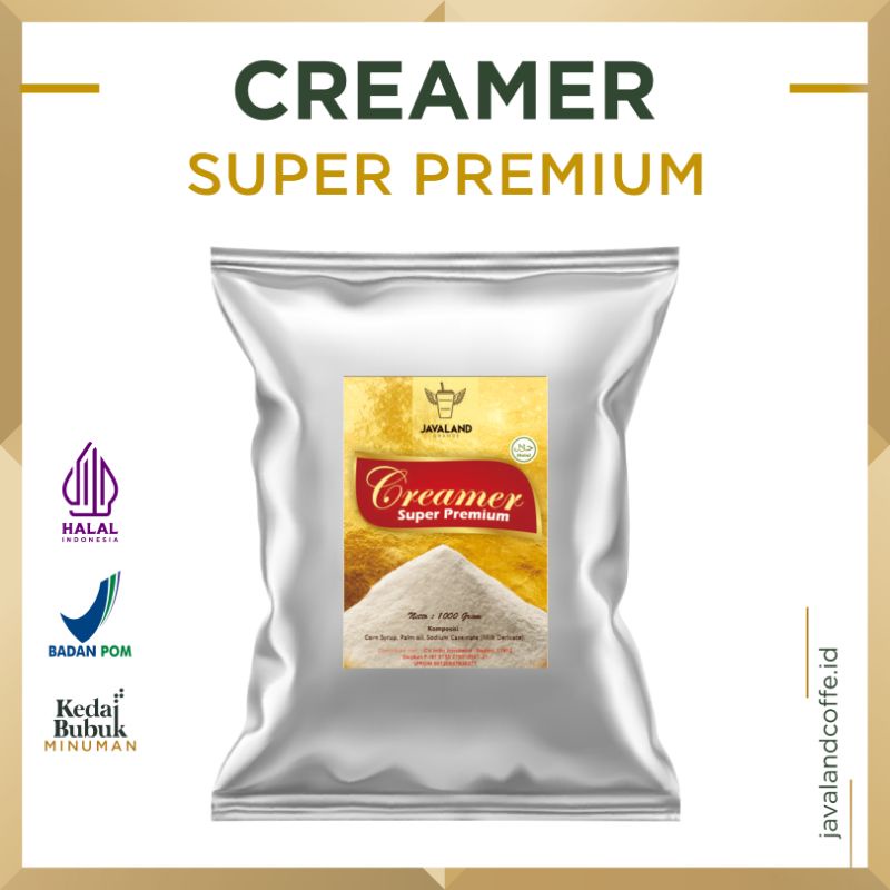 

Javaland Bubuk Creamer / Krimer 1Kg - Super Premium | Non Dairy | Creamy Café