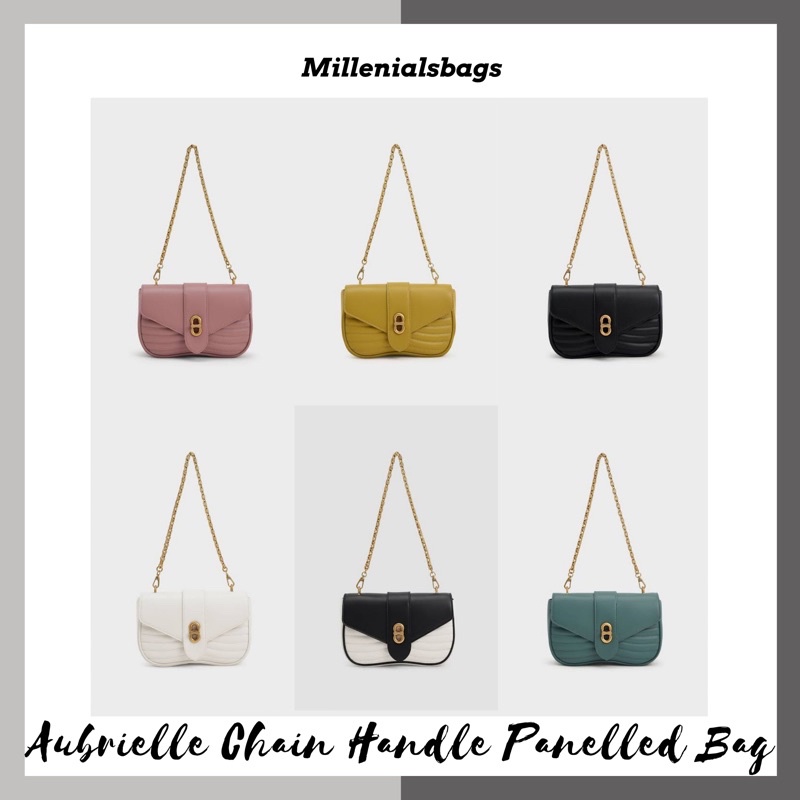 Cnk Aubrielle Chain Handle Panelled Crossbody Bag