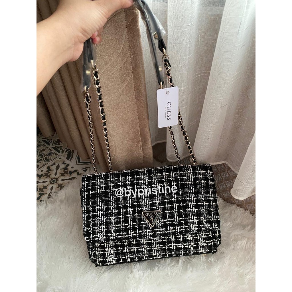 Guess Cessily Tweed Convertible