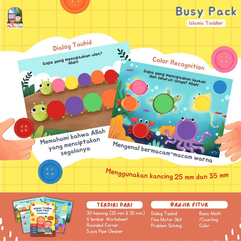 Islamic toddler busy pack