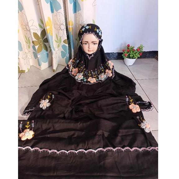 Mukena anak rayon lajuran/terusan ◦ Wbl31au22ᴺ