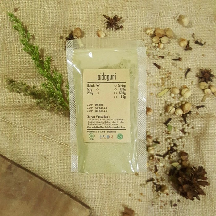

SIDOGURI BUBUK 100 GRAM - Sida Rhombifolia - MURNI - PREMIUM QUA
