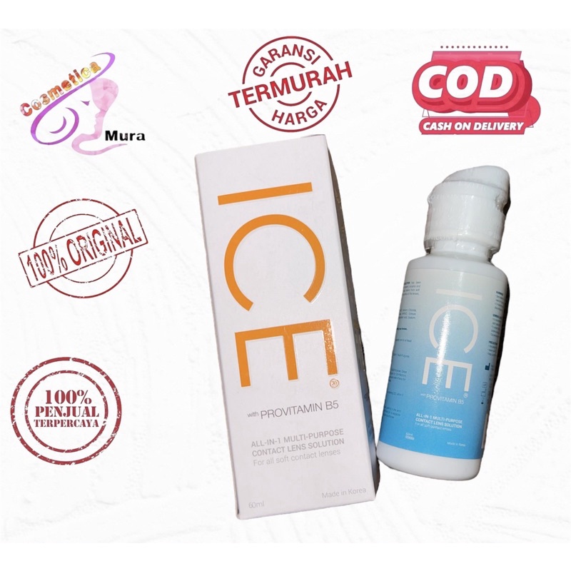 [ 60 ml ] Ice air pembersih Softlens - CAIRAN SOFTLENS ICE 60 ML / Air Softlens